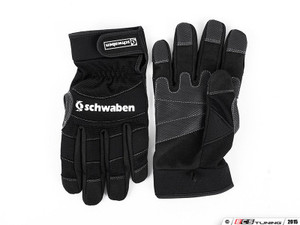 Schwaben Black Mechanics Work Gloves - Large