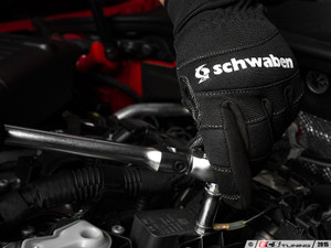 Schwaben Black Mechanics Work Gloves - Large