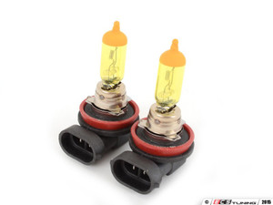 H11 Pure Yellow Bulb - Pair