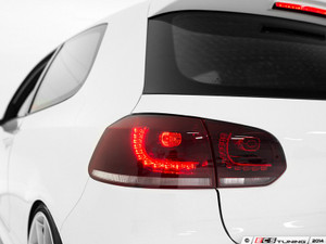 LED Tinted Tail Light Set - Dark Cherry
