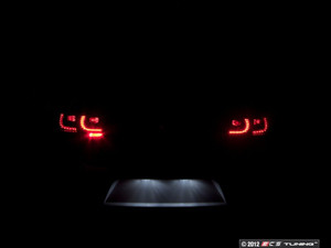 LED Tinted Tail Light Set - Dark Cherry
