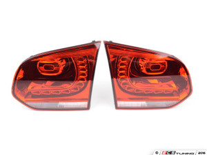LED Tinted Tail Light Set - Cherry Red