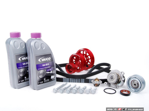 ECS Ultimate Plus Timing Belt Kit With Red Underdrive Pulley Set