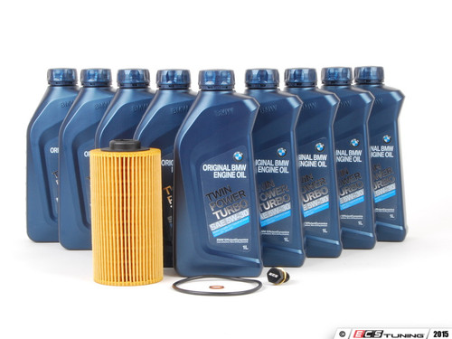 Genuine BMW Inspection I / Oil Change Kit - With ECS Magnetic Drain Plug