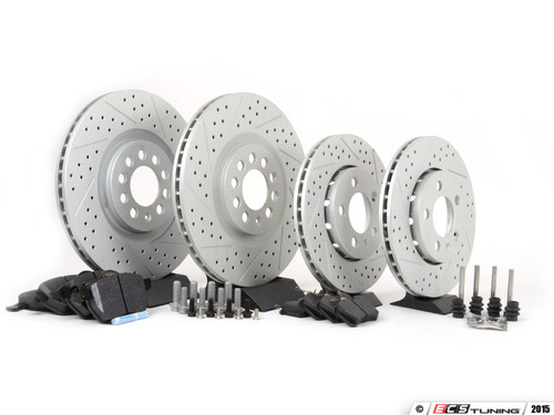Performance Front & Rear Brake Service Kit (312x25/256x22)