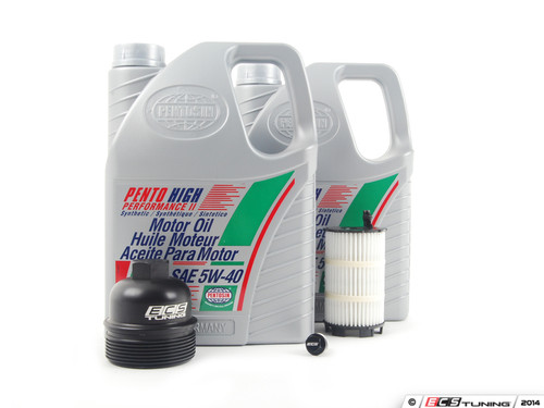 Oil Service Kit - With ECS Magnetic Drain Plug & Billet Oil Filter Housing