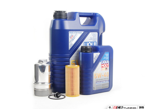 Oil Service Kit - With Magnetic Drain Plug & Polished Billet Aluminum Oil Filter Housing