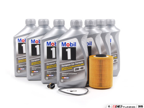 Mobil1 Oil Change Kit / Inspection I - With ECS Magnetic Drain Plug