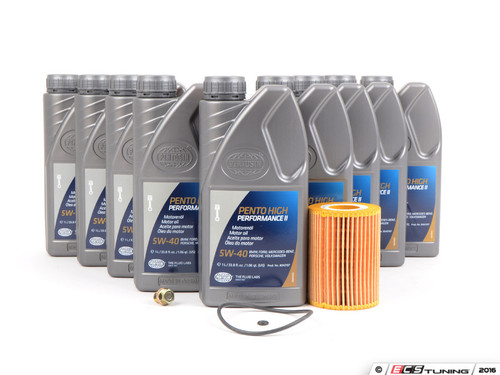 Oil Service Kit - With Pento High Performance II 5W-40 Engine Oil