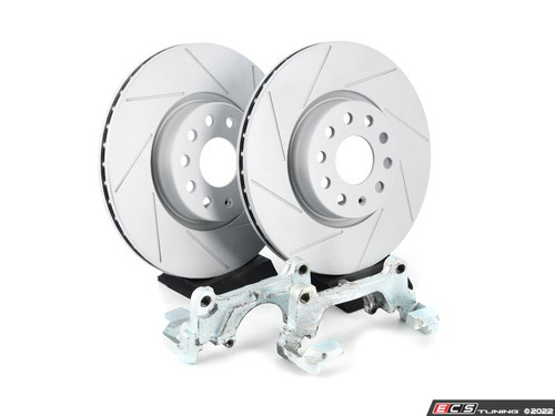 Front Brake Kit - Stage 1 - Slotted Rotors (312x25)