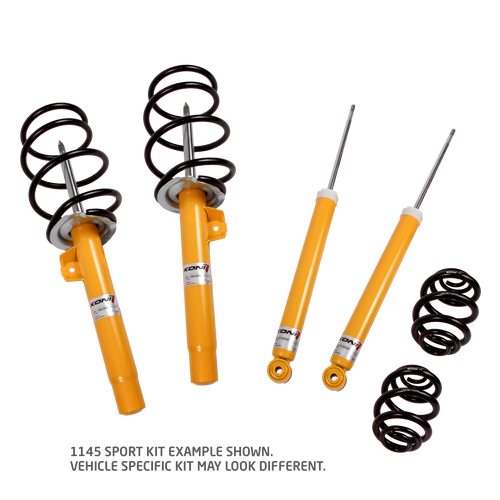 KONI Sport/Eibach Kit- 4 Sport (yellow) dampers, 4 Eibach lowering springs | 1145 1018