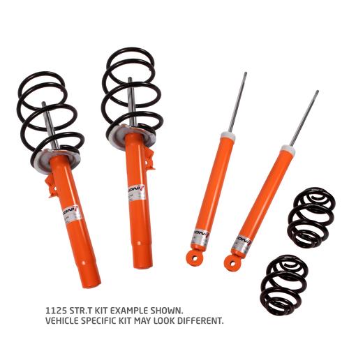 KONI STR.T/Eibach Kit- 4 STR.T (orange) dampers, 4 Eibach lowering springs | 1125 1062