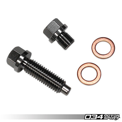 034MOTORSPORT HALDEX MAGNETIC DRAIN PLUG KIT, AUDI 8J/8P/8V/8V.5/8S/8Y QUATTRO VEHICLES, VW MK5/MK6/MK7/MK7.5/MK8 4MOTION VEHICLES