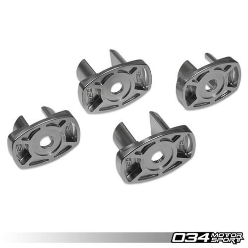 034MOTORSPORT BILLET ALUMINUM REAR SUBFRAME MOUNT INSERT KIT, B9/B9.5 AUDI Q5/SQ5