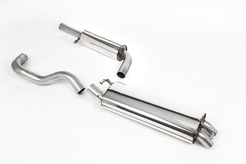 Milltek Resonated Cat Back Exhaust w/Turn Down Tips - MK4 Golf GTI 1.8T / 1.9 TDI