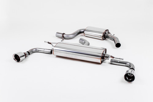 Milltek 2.75" Resonated Cat Back Exhaust - 100mm Polished GT100 Tips - MK6 GTI 2.0T