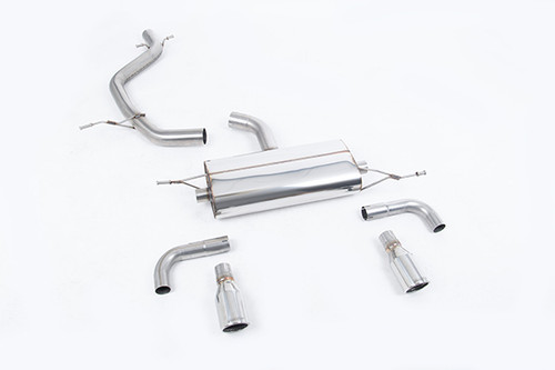 Milltek 2.75" Non Resonated Cat Back Exhaust - 90mm Polished Jet Tips - MK6 GTI 2.0T