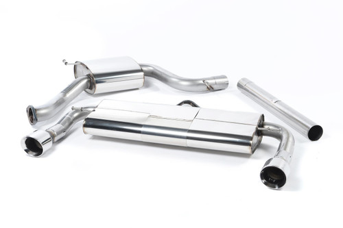 Milltek Resonated Cat Back Exhaust - Polished Tips - MK7 Golf GTI