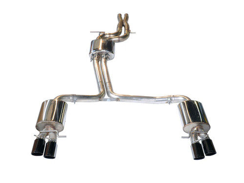 AWE Tuning Exhaust - S5 4.2L Coupe - Touring Edition - Diamond Black Tips