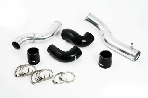 Volvo 740 / 940 Turbo Top Connection pipe kit ,black hoses ,3'' throttle body