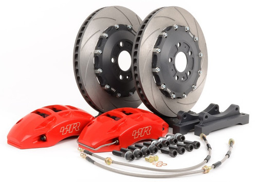 VWR Front Brake Kit, Standard Bell, 352mm Disc and Red 6-Pot Calipers Golf 7