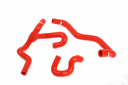 SAAB 9-5 98-10 Heater hoses for cars with water valve Red