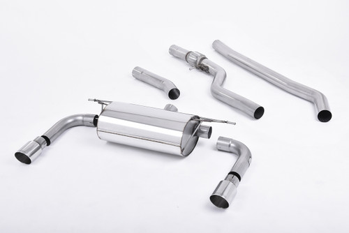 Milltek Cat Back Exhaust Non Resonated Version - BMW F30 328i M Sport Automatic (without Tow Bar & N20 Engine Code)