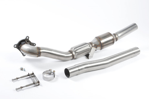 Milltek Large Bore Downpipe and Hi-Flow Sports Cat - VW MK6 GTI 2.0T