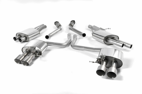 Milltek Cat Back Exhaust With Brushed Titanium Tips - BMW M3 (F80)