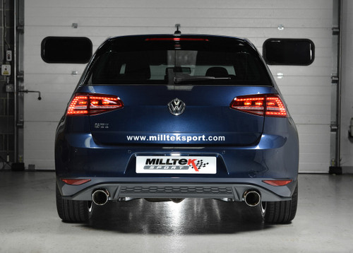 Milltek Cat-Back Exhaust With Polished Tips - VW MK7 Golf GTI