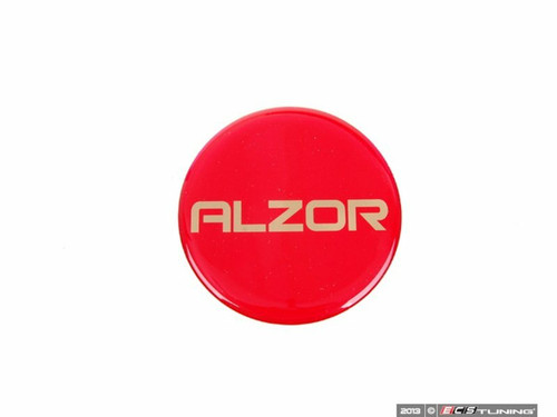 Center Cap Sticker - Red - Priced Each