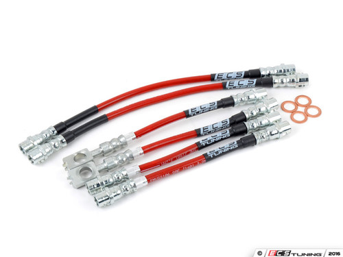 Exact-Fit Stainless Steel Brake Lines - Kit | ES1220