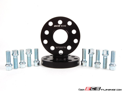 ECS Wheel Spacer And Bolt Kit - 20mm With Ball Seat Bolts