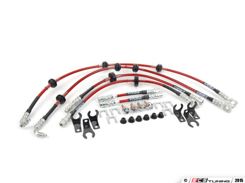 Exact-Fit Stainless Steel Brake Lines - Kit
