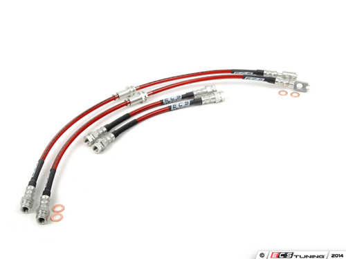 Exact-Fit Stainless Steel Brake Lines - Kit | ES248886