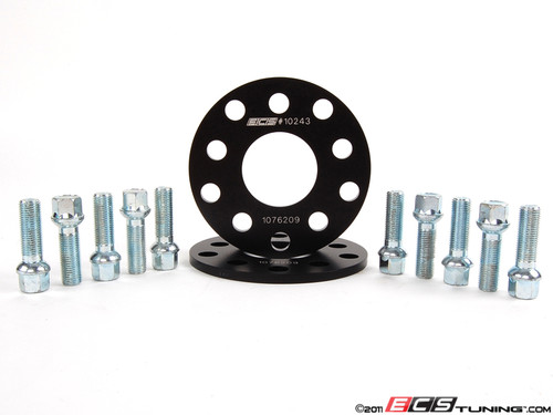 ECS Wheel Spacer And Bolt Kit - 7mm With Ball Seat Bolts