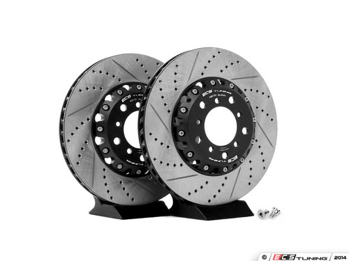 2-Piece Lightweight Front Brake Rotors - Pair (325x28)