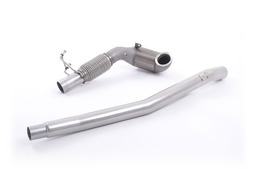Milltek 3" Cast Downpipe with 200 Cell Race Cat - Fitment to OE Exhaust