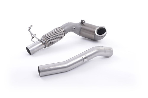 Milltek 3" Cast Downpipe with 200 Cell Race Cat - Fitment to Milltek Exhaust | SSXVW388