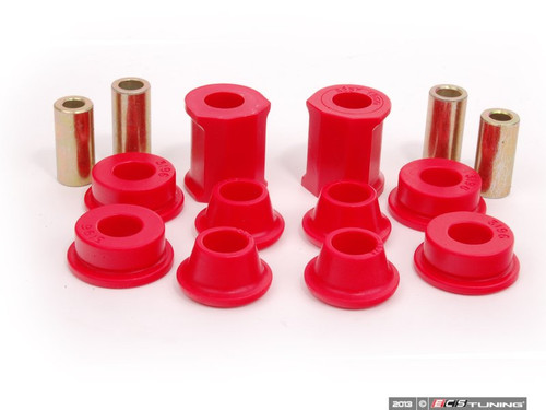 Front Control Arm And Sway Bar Bushings - Red
