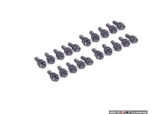 Black Stock-Length Swivel Head Lug Bolts - Set Of 20