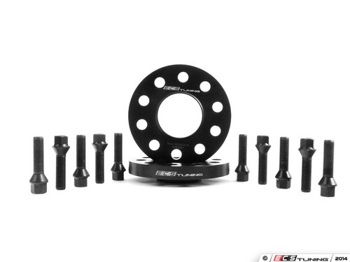 Wheel Spacer & Bolt Kit - 17.5mm With Black Ball Seat Bolts