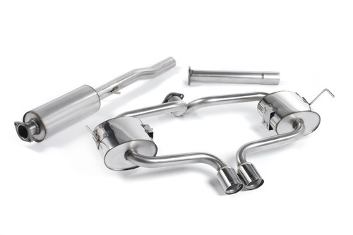 Milltek Resonated Full Exhaust - Twin 76mm Special Polished Tips - R53