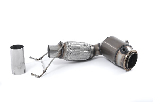 Milltek 2.76" Large Bore Downpipe without Cat - fits to OEM cat-back system - F56 Cooper 1.5T
