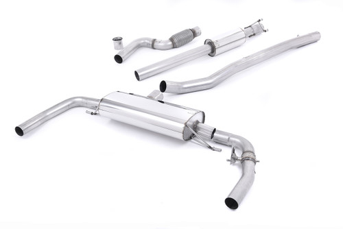 Milltek 3" Resonated Cat Back Valved Exhaust - CLA45 AMG 2.0 Turbo