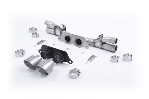 Milltek Cat Back Exhaust - Twin 100mm GT Titainium Tips - 991 GT3 Milltek Cat Back Exhaust - Twin 100mm GT Titainium Tips - 991 GT3