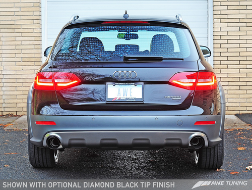 AWE Tuning allroad Touring Edition Exhaust - Dual Outlet,  Polished Silver Tips