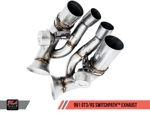 AWE Tuning Porsche 991 GT3 / RS SwitchPath Conversion Kit (Requires AWE Tuning Center Muffler)
