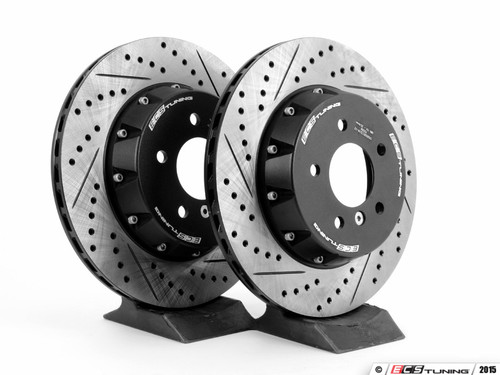 2-Piece Lightweight rear Brake Rotors - Pair (336x22)