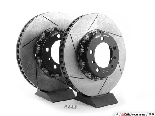 Full-Floating Two-Piece Slotted Front Rotors - Pair 12.99" (330mm)